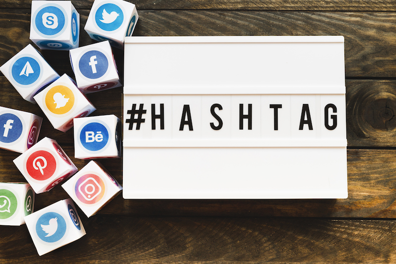 hashtag social
