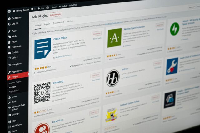 Screen plugin Wordpress